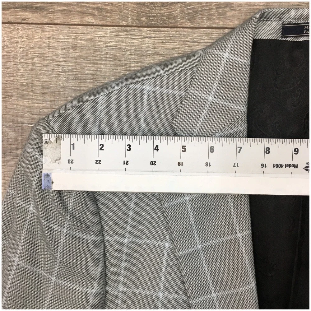 ARNOLD BRANT Mens Bamboo Blazer Sport Coat Casual Jacket‎ Size 42L Classic Suit